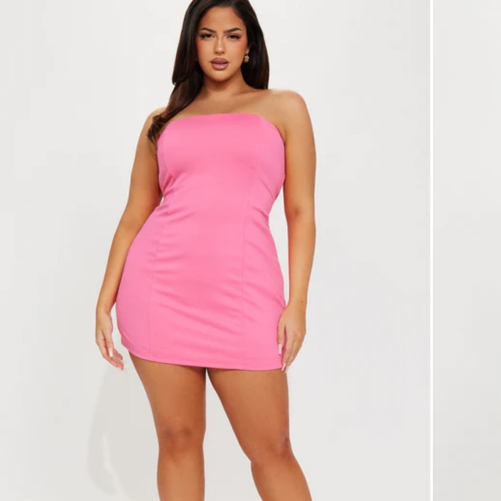 BOGO NWOT Fashion Nova Pink Portia Mini Dress Size 3X